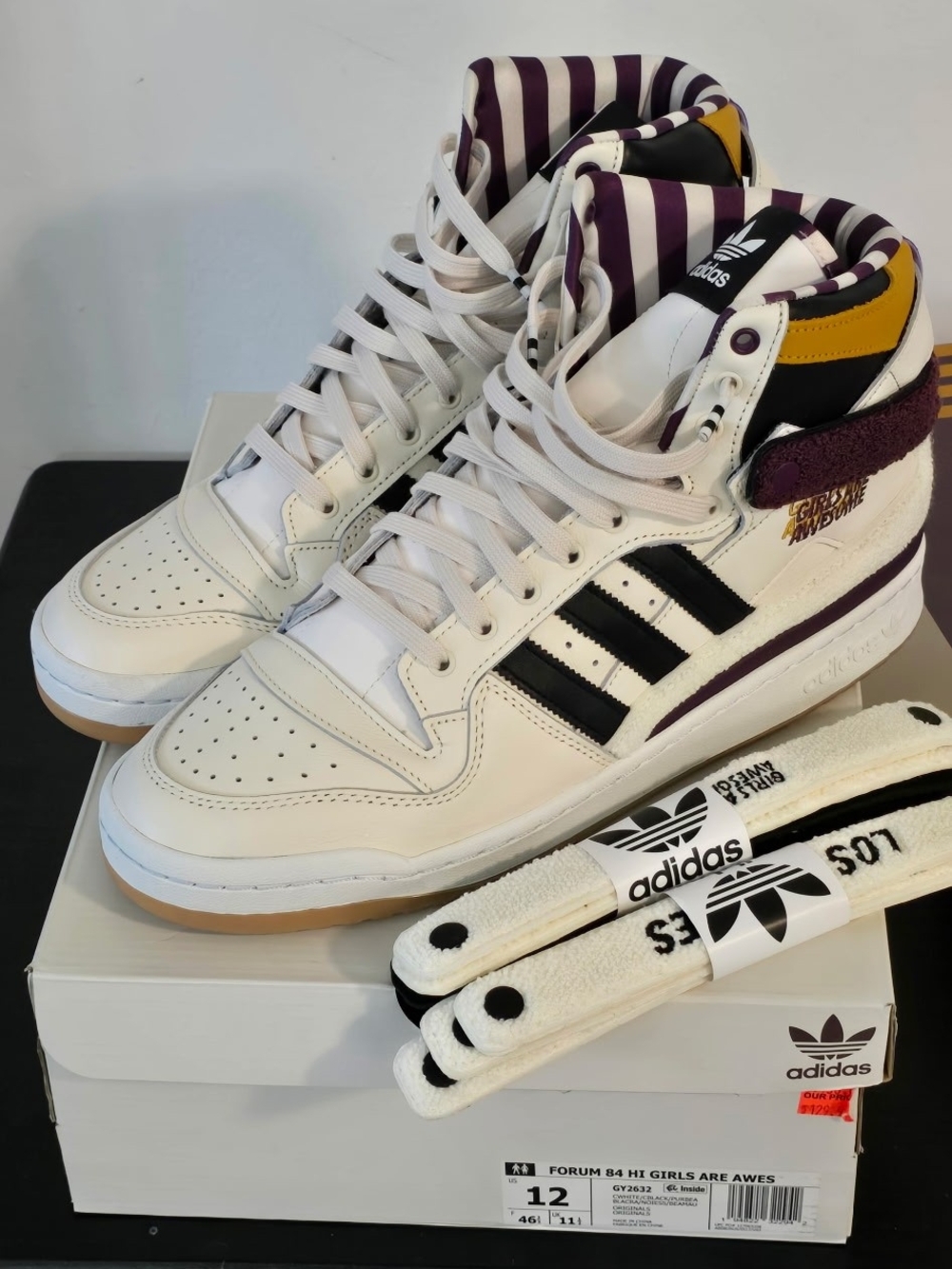 adidas Forum 84 Hi Girls Are Awesome Men's sz 12